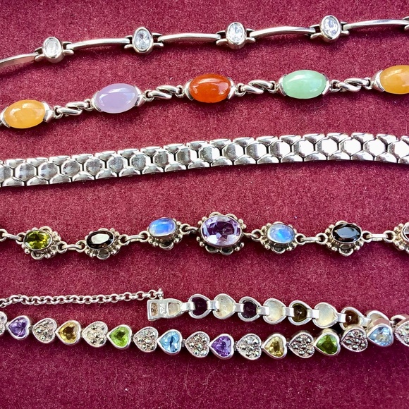 Amazing Italian Made 925 Sterling Silver Panther Style Bracelet - Picture 15 of 15